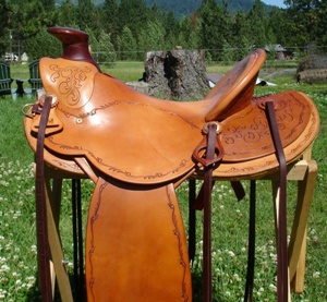 3B Visalia-style old-timer saddle